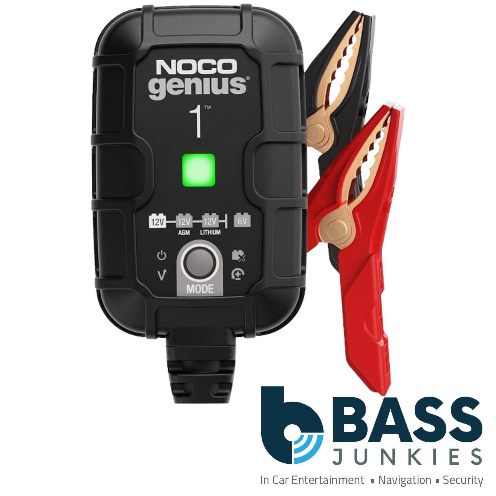 NOCO GENIUS1UK - 1A Smart Battery Charger 6V 12V Lithium AGM EFB Gel