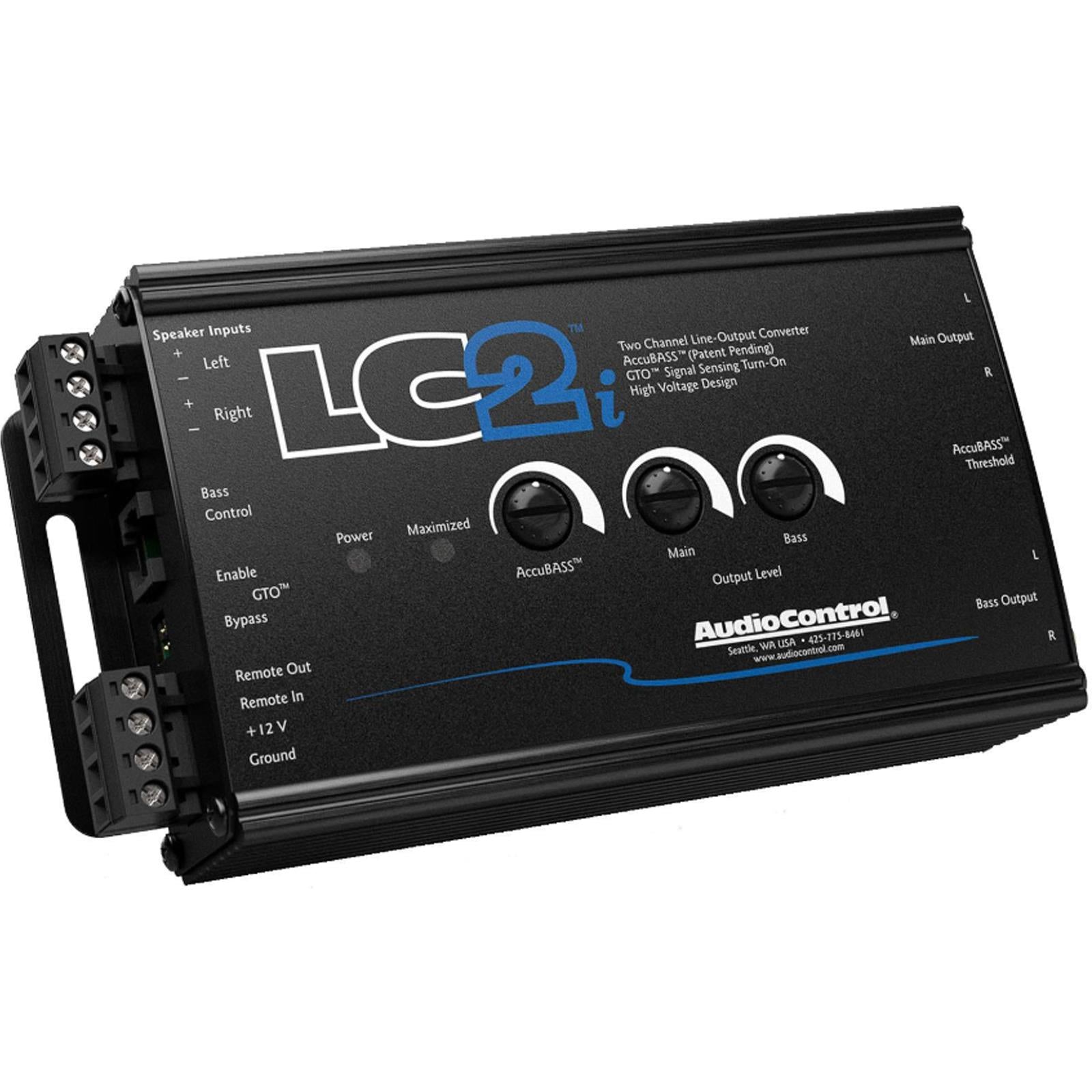 AudioControl LC2i 2-Channel Line Output Converter with AccuBass