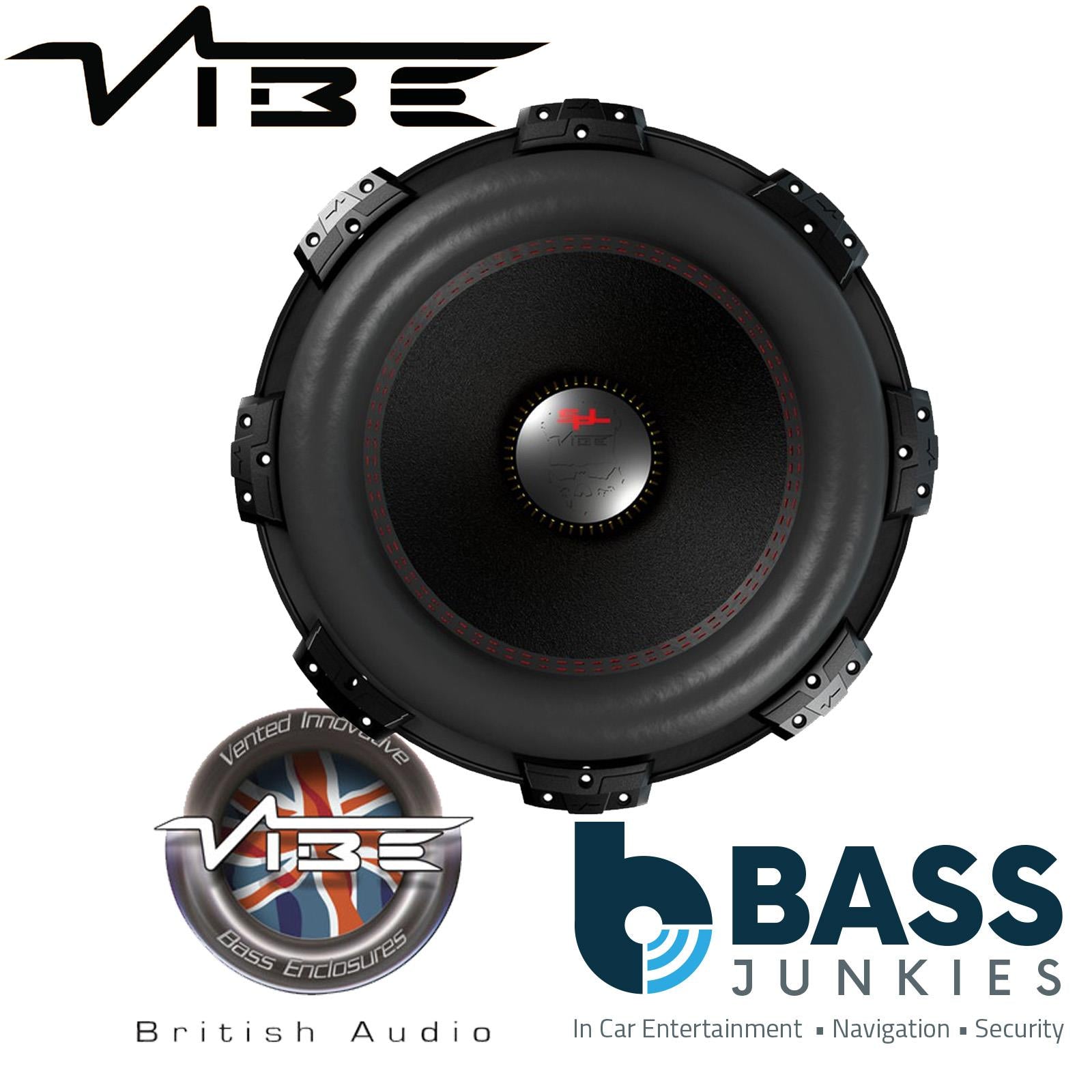 VIBE BD15D2SPL-V4 - BlackDeath 15" Inch 9000 Watts 2 Ohm SPL Car Subwoofer