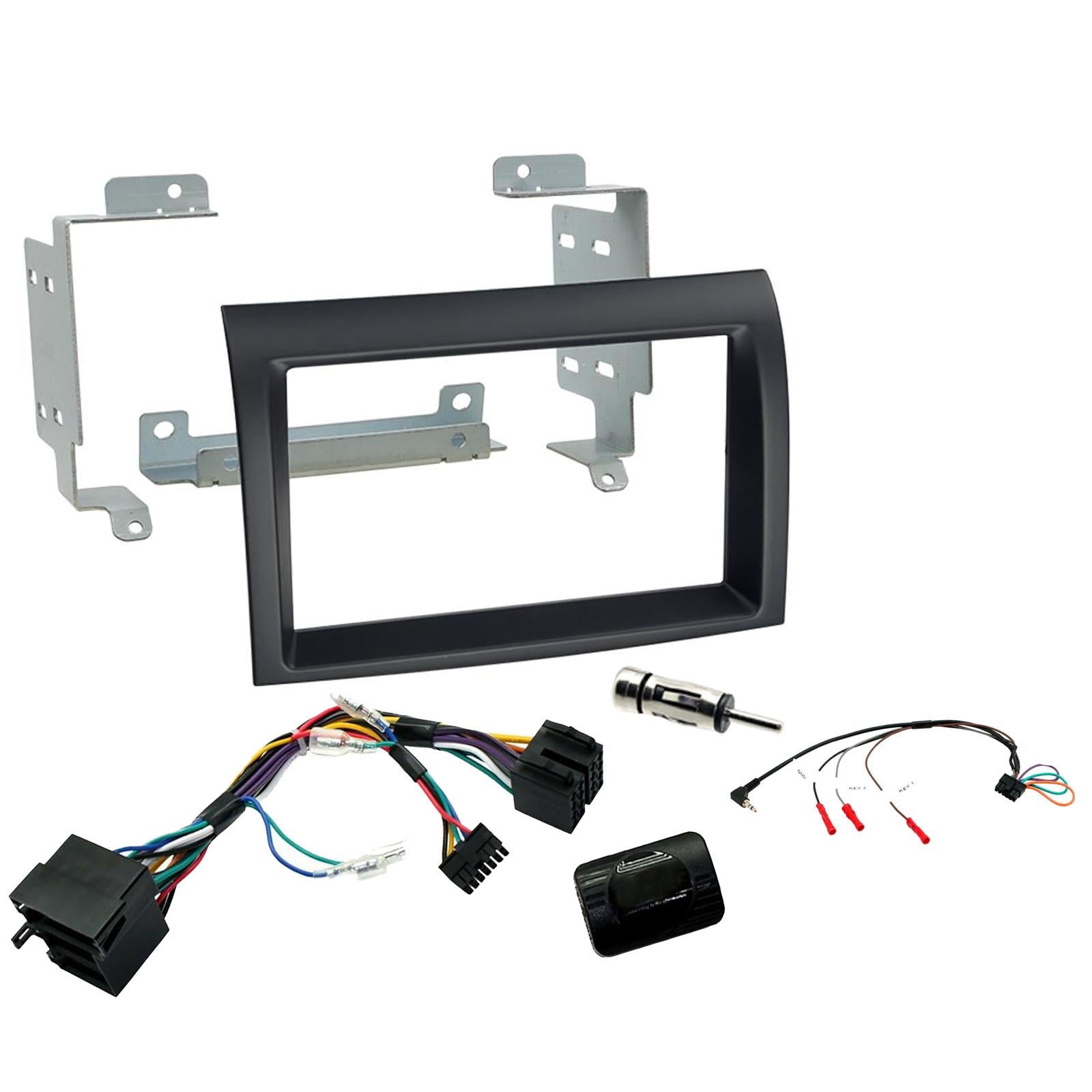 Double Din Car Radio Stereo Full Fitting Kit for Opel Movano Electrik  21-24