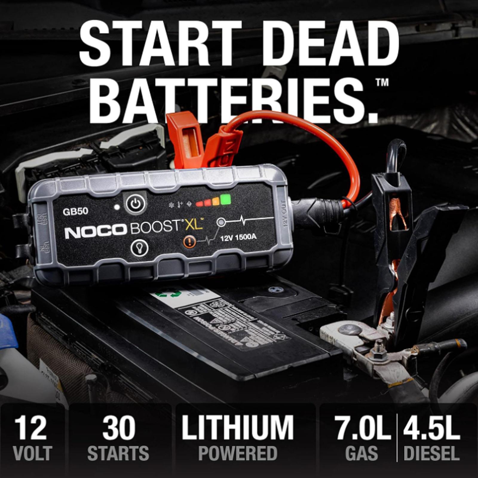 NOCO GB50 - 1500A UltraSafe Lithium Jump Starter Power Bank 12V