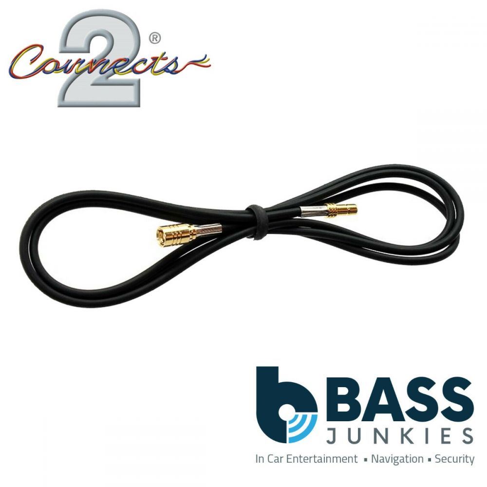 Connects2 CT27AA127 - DAB 1 Meter Extension SMB Female to SMB Male Car Stereo Aerial Adaptor