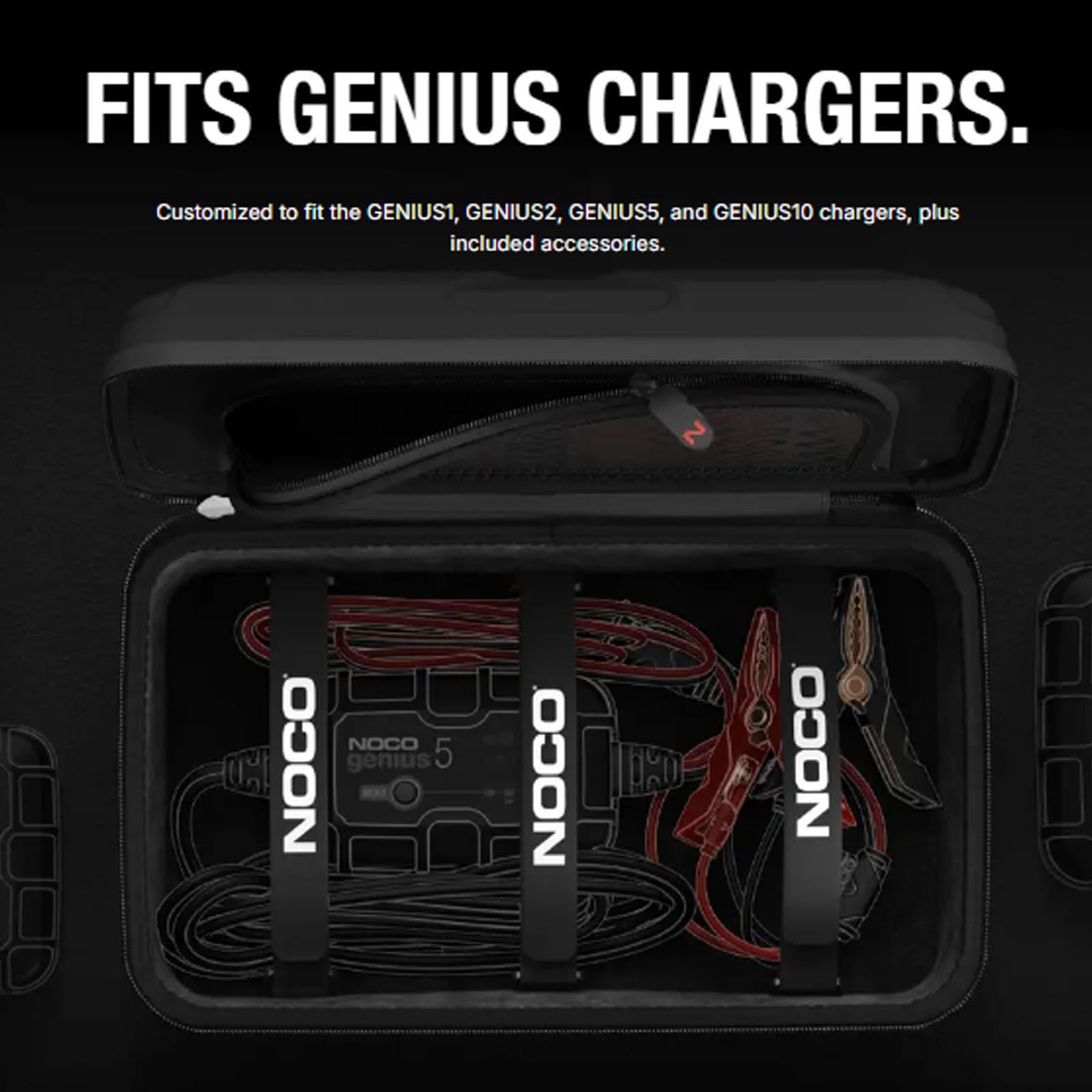 NOCO GC040 - EVA Protective Carry Case for GENIUS1 GENIUS2 GENIUS5 GENIUS10