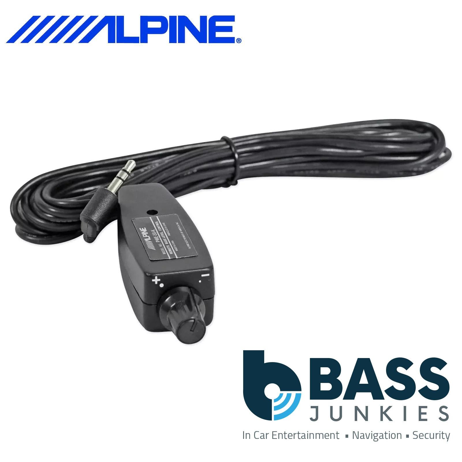 Alpine PWE-S8 - 8" 20cm 240 Watts Quad-Coil Underseat Car Subwoofer Bass Box & Wired Remote