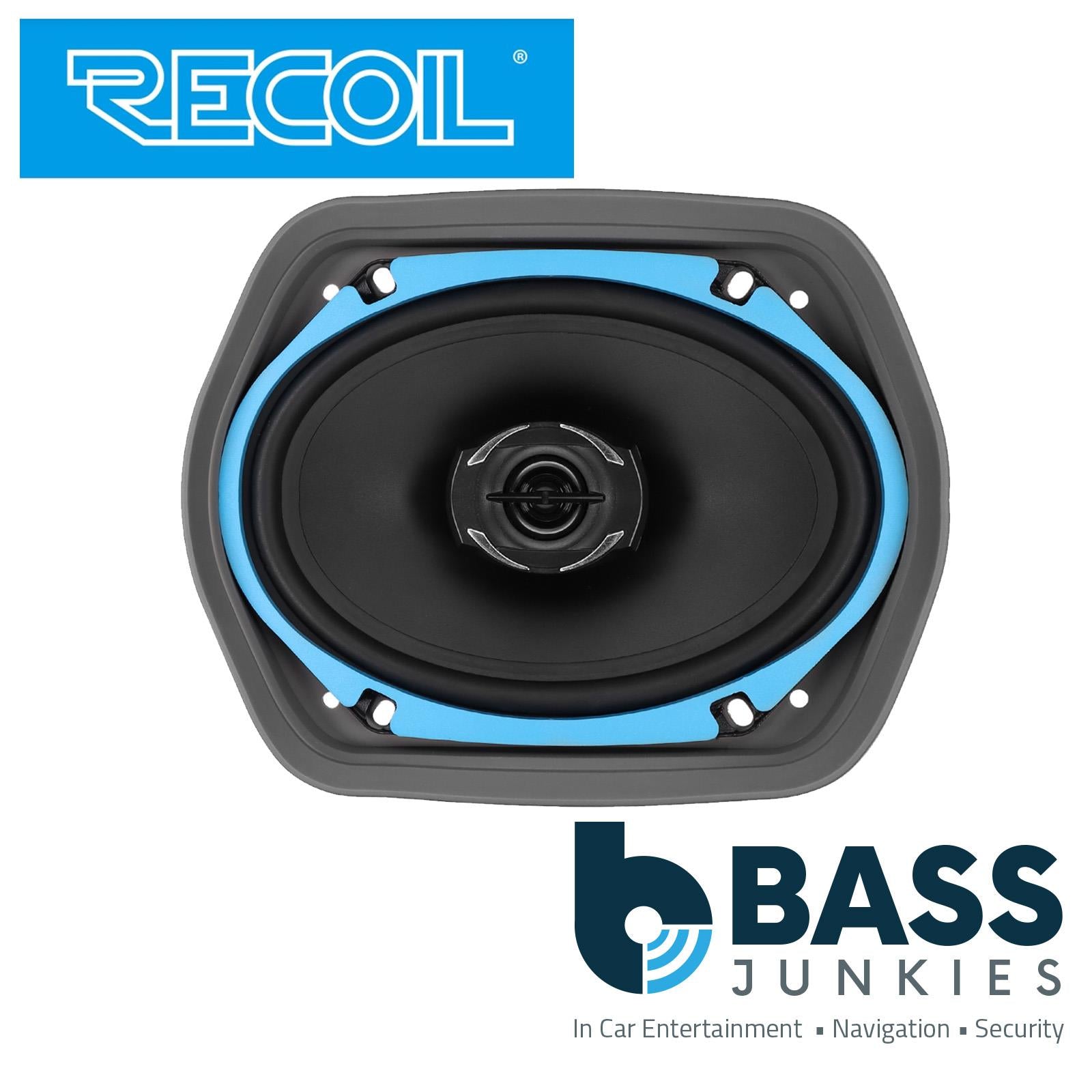 Recoil SPB69 - 6”x9” Waterproof Silicone Car Speakers Baffle & Isolator Kit