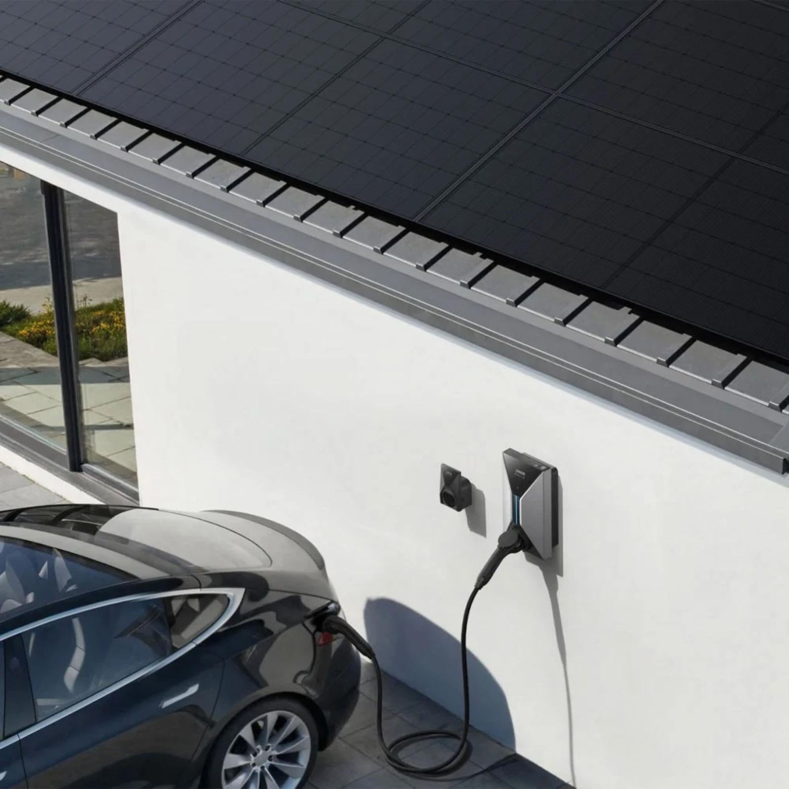 Anker SOLIX - Smart EV Charger 7.4kW Type 2 Tethered EV Charger with 5m Charging Cable