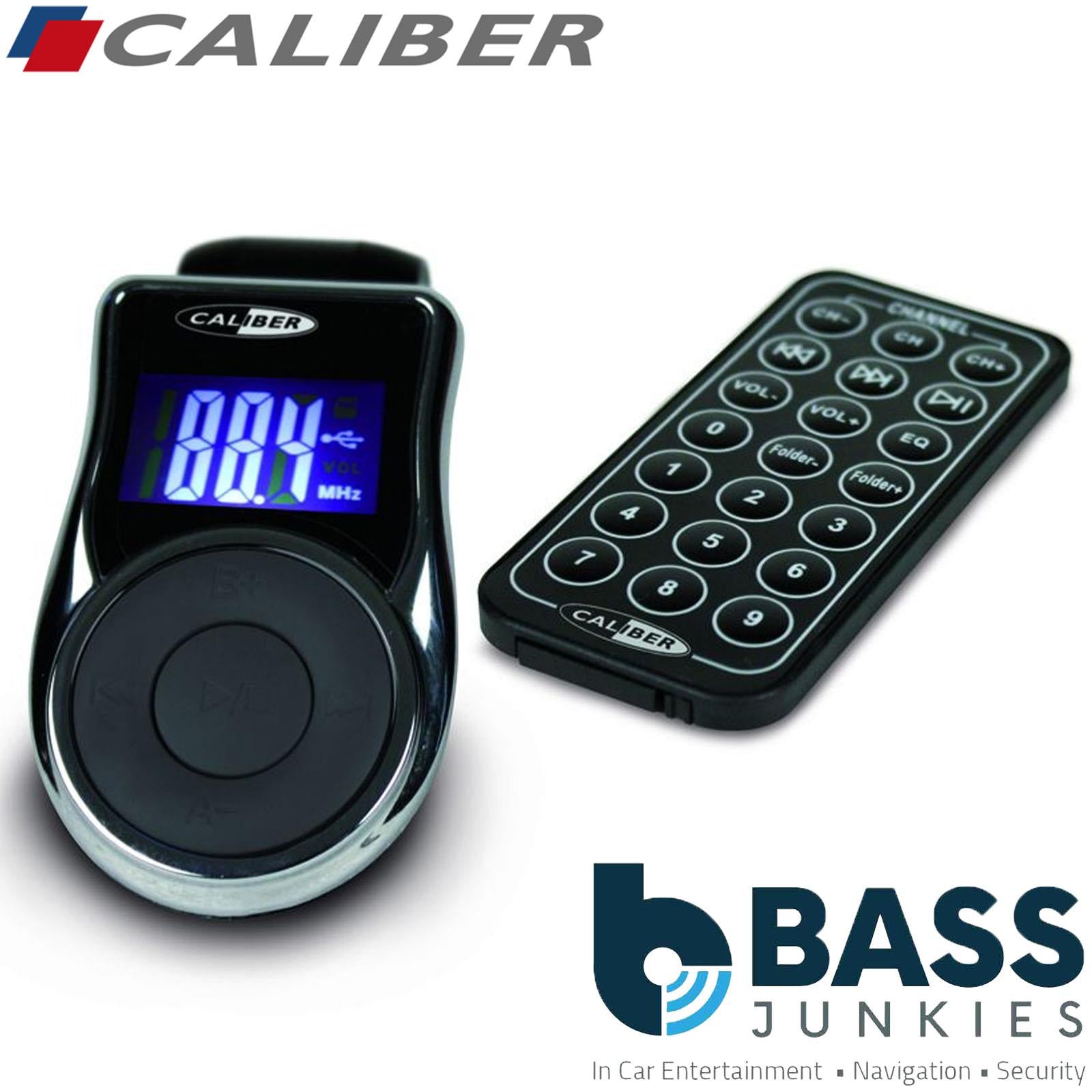 Caliber PMT302 FM Transmitter with USB SD Card Reader & AUX Input for Car Stereo