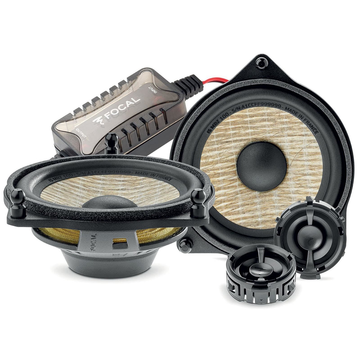 Focal ISMBZ100 4" 200 Watts 2-Way Component Car Door Speakers For Mercedes GLC Coupe 2016-2019