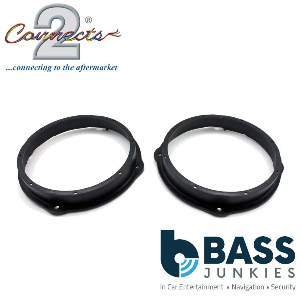 Connects2 CT25AU10 - Audi A3 Q5 200mm 20cm 8" Front Door Car Speaker Adapter Brackets