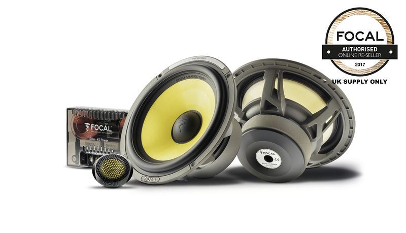 Focal ES165K - ELITE New K2 Power, 200 Watts 165mm 6.5" 2 Way Component Set, TNK Tweeter 100W (RMS)