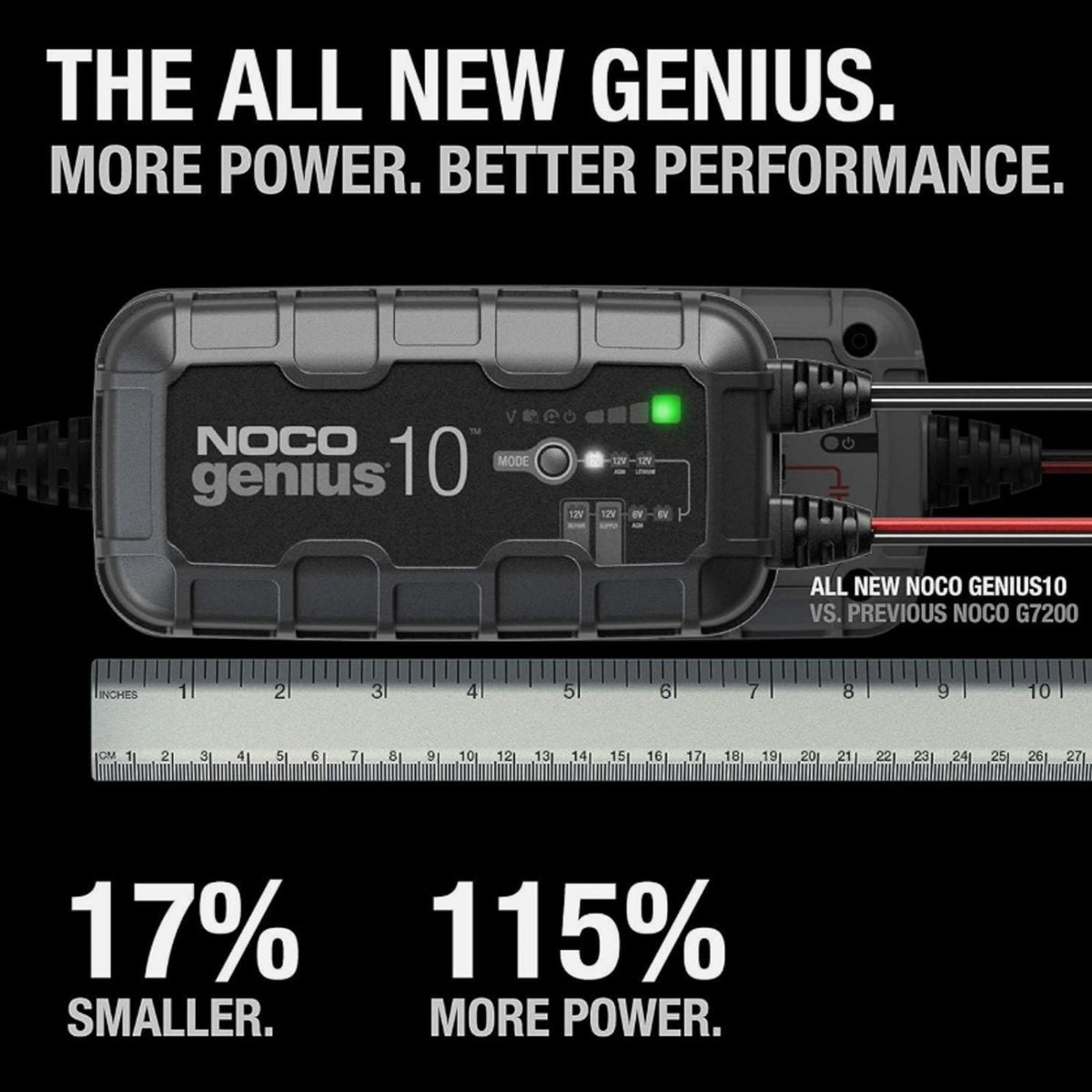 NOCO GENIUS10UK - 6V/12V 10A Smart Battery Charger