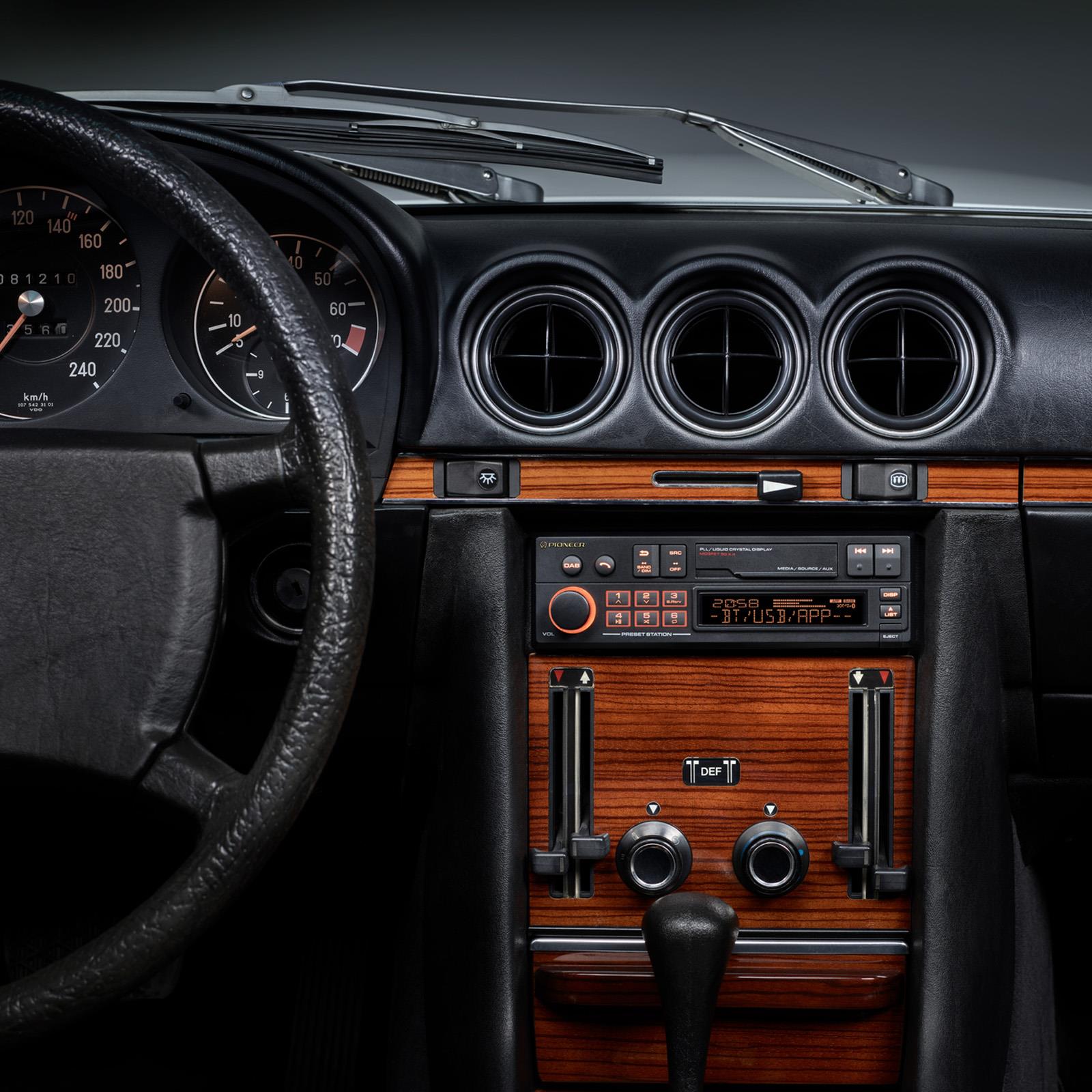 Pioneer SXT-C10PS - Retro Cassette Tape Style Bluetooth DAB+ Radio USB AUX Car Stereo