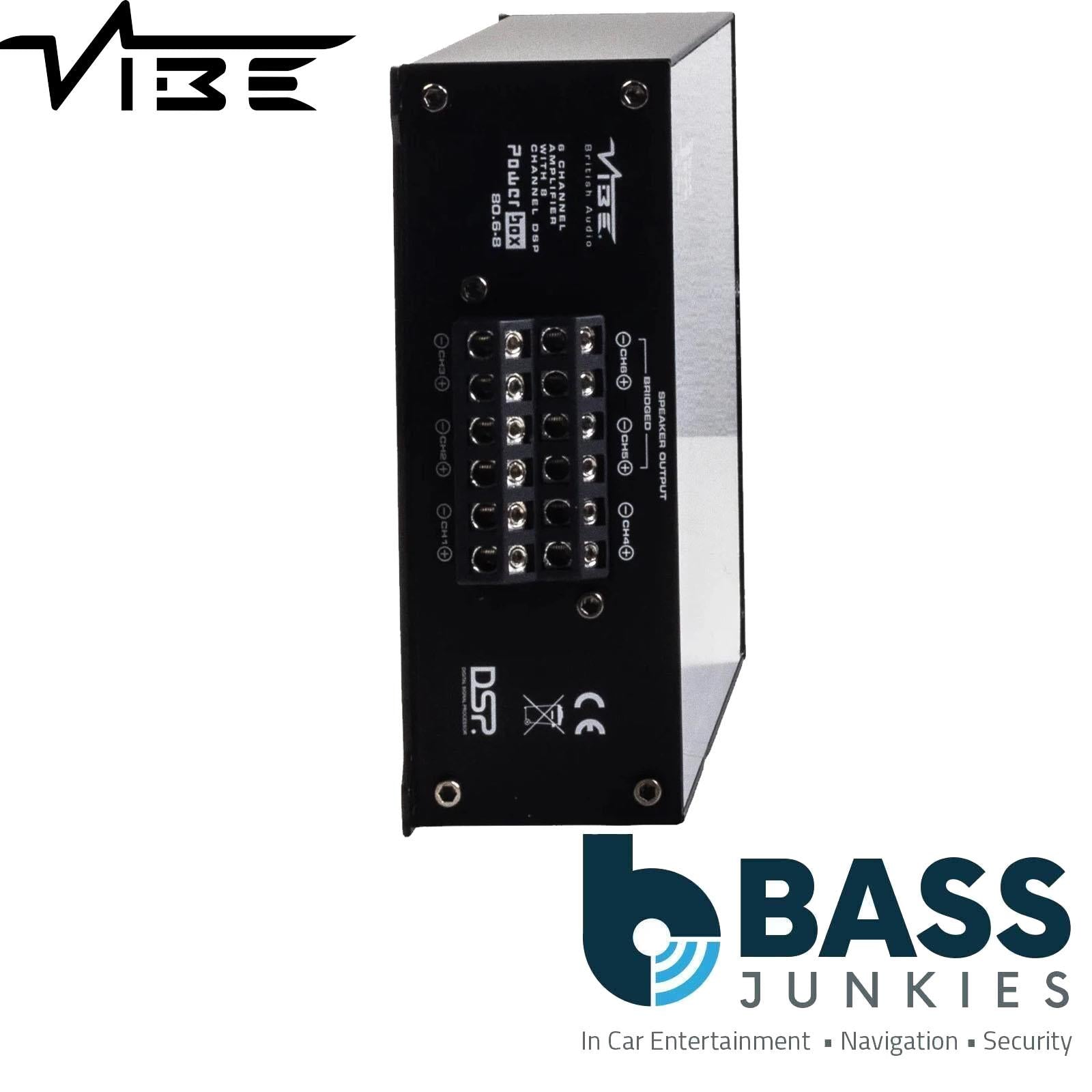 VIBE POWERBOX80.6-8DSP-V5 - 1200 Watts 50Hz 6 Channel Car Amplifier