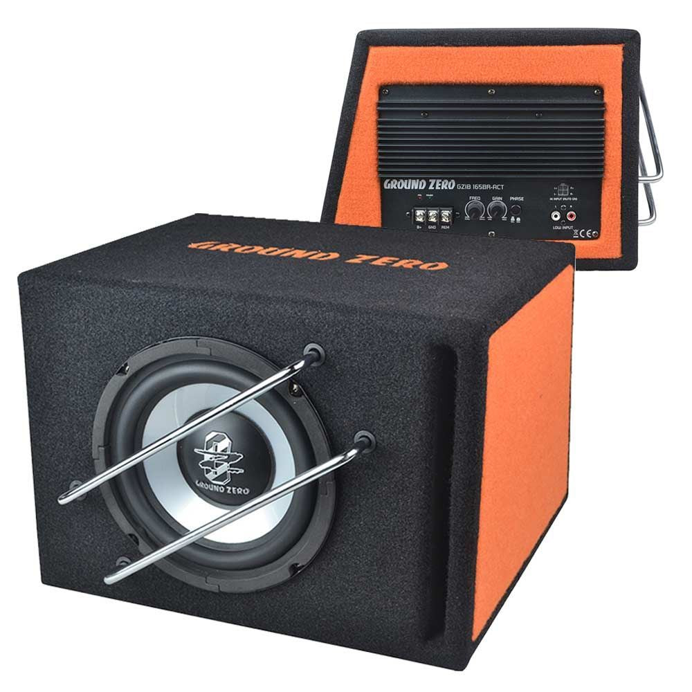 Ground Zero GZIB 165BR-ACT - Active subwoofer box - 16,5 cm / 6.5" Subwoofer - 150 W Max