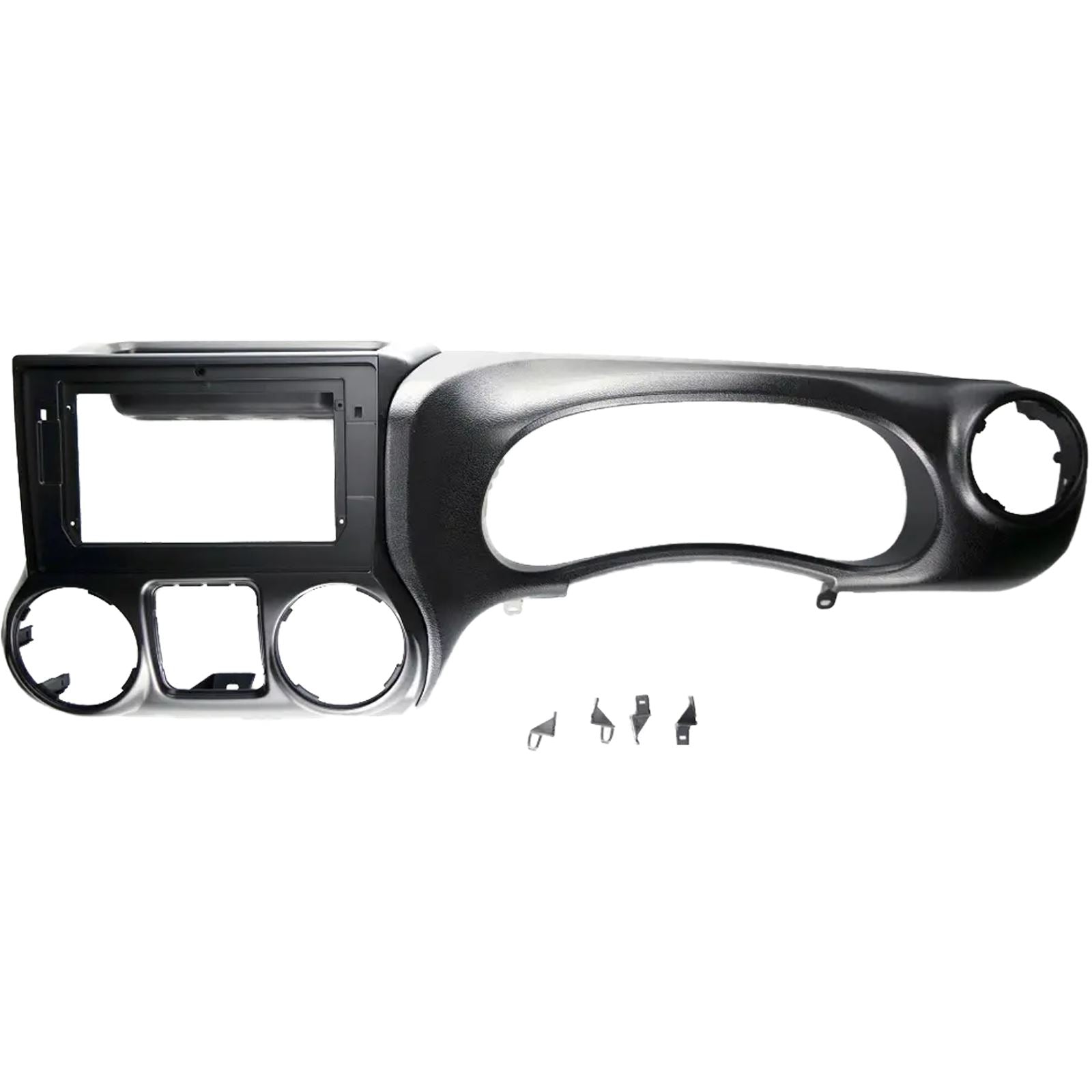 For Jeep Wrangler Rubicon RHD 11-14 Fascia Panel For  9" Android Car Radio