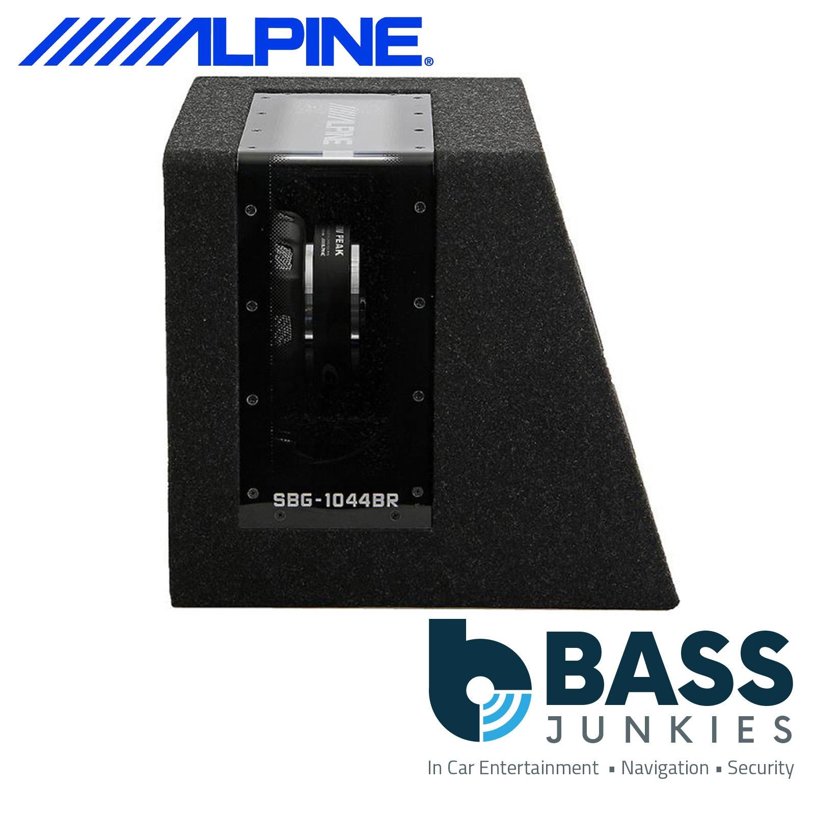 Alpine SBG-1044BR - 10" 500 Watts Passive Car Bass Reflex Subwoofer Enclousure