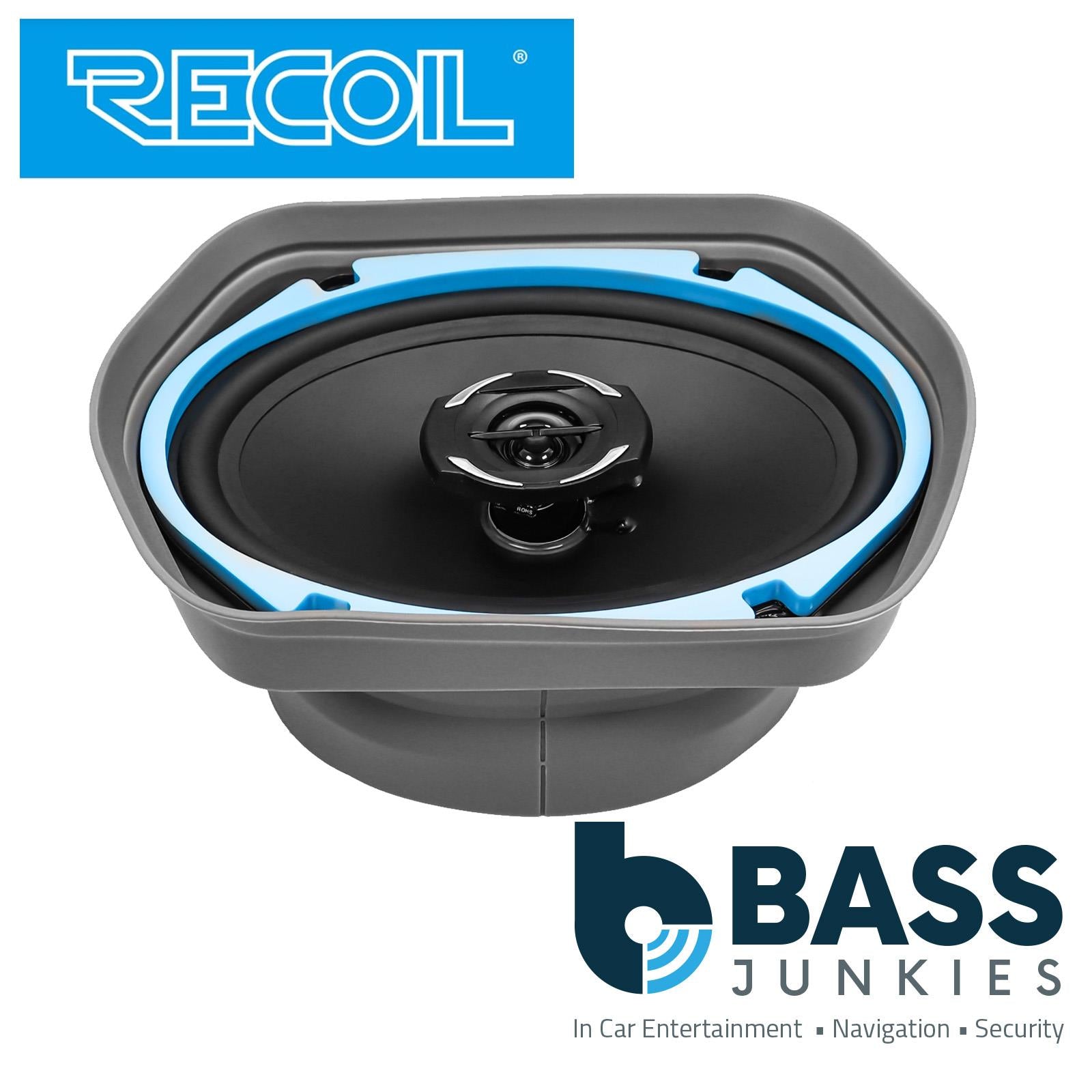 Recoil SPB69 - 6”x9” Waterproof Silicone Car Speakers Baffle & Isolator Kit