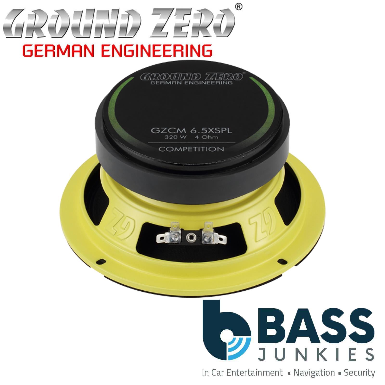 GROUND ZERO GZCM 6.5XSPL 320 Watts 6.5″ High Power Midrange Speaker