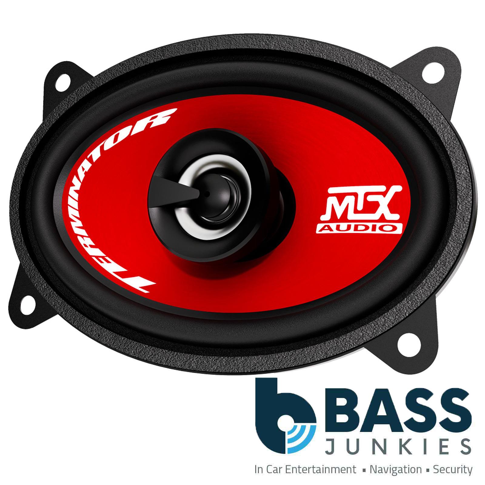 MTX TR46C - 4"x6" 620 Watts 2-Way Coaxial Car Door Speakers