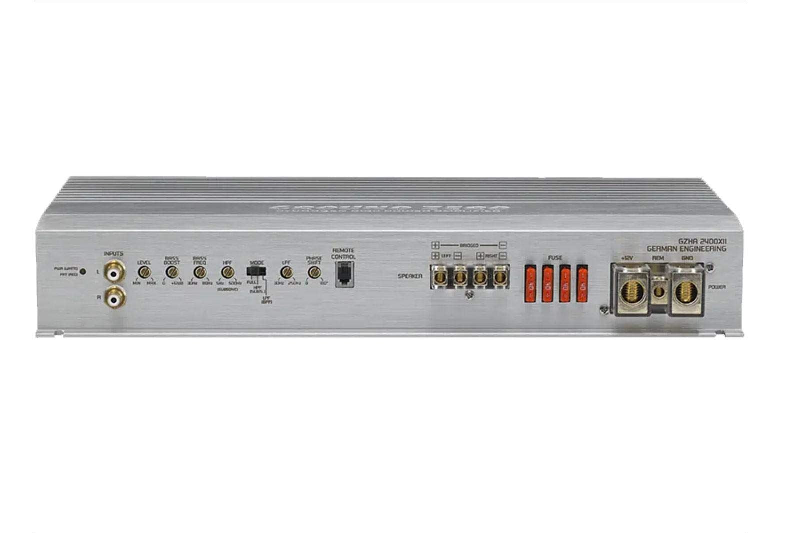 Ground Zero GZHA 2400XII - Class A/B 1500 Watts 2-Channel 4 Ohm Car Amplifier