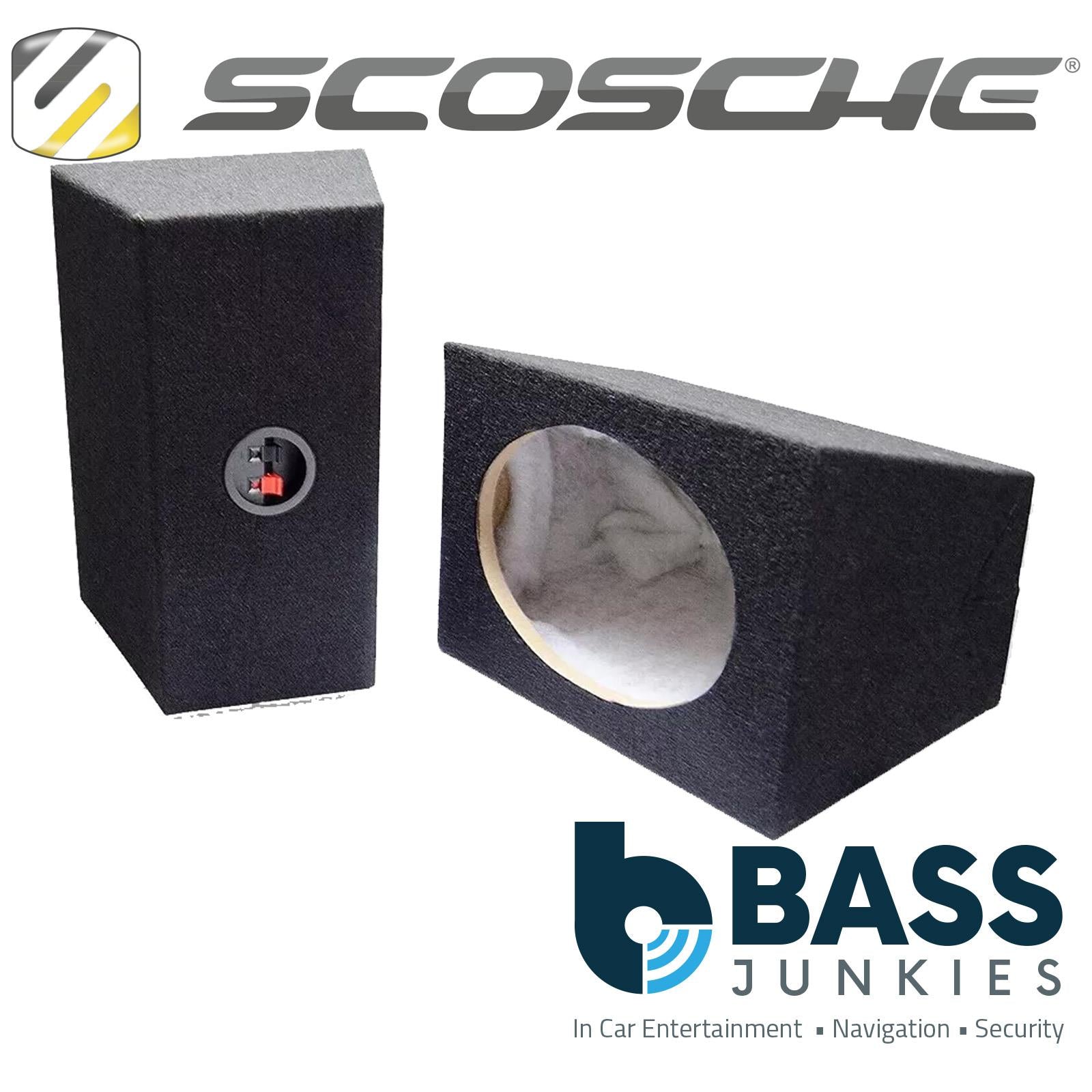 Pair of 6x9 Stinger MDF Enclosure Box Van Car Boat Rear Speaker Shelf in GREY