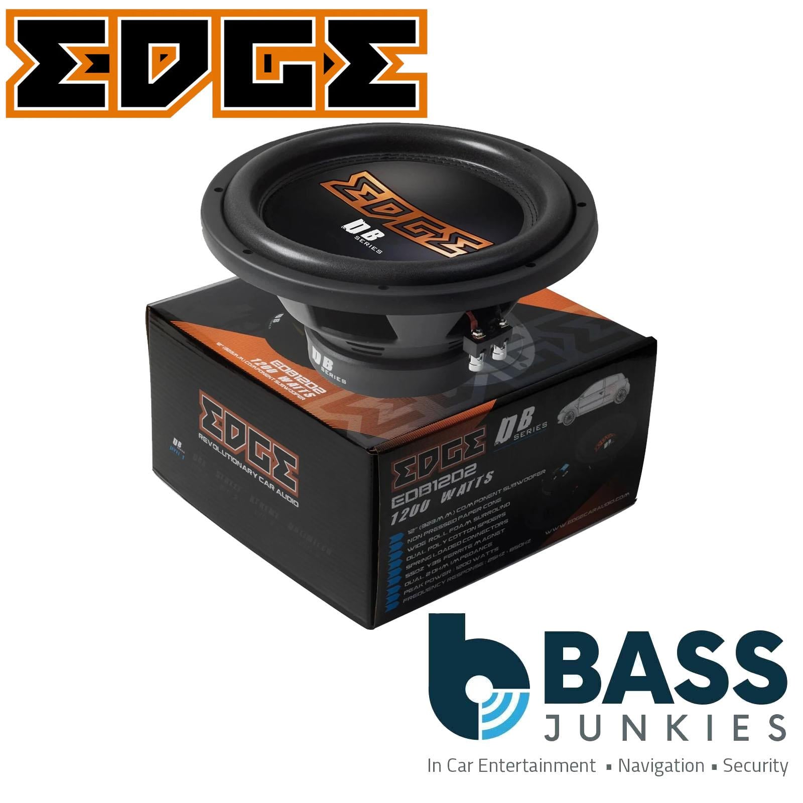 EDGE DB Series EDB10D2-E3 - 10 Inch 1000 Watts Car Audio Bass Subwoofer