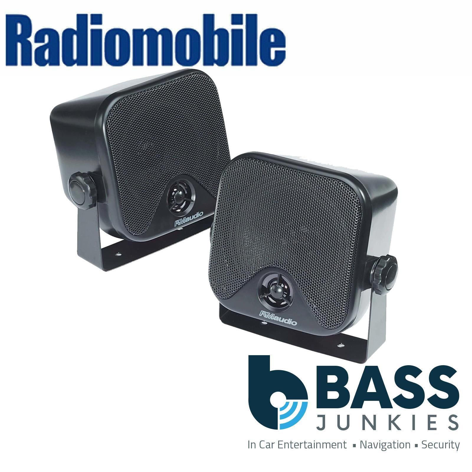 Radiomobile RMS620 - 2-Way 120 Watt Car Motorhome Boat Truck HGV JCB & Van Pod Shelf Speakers