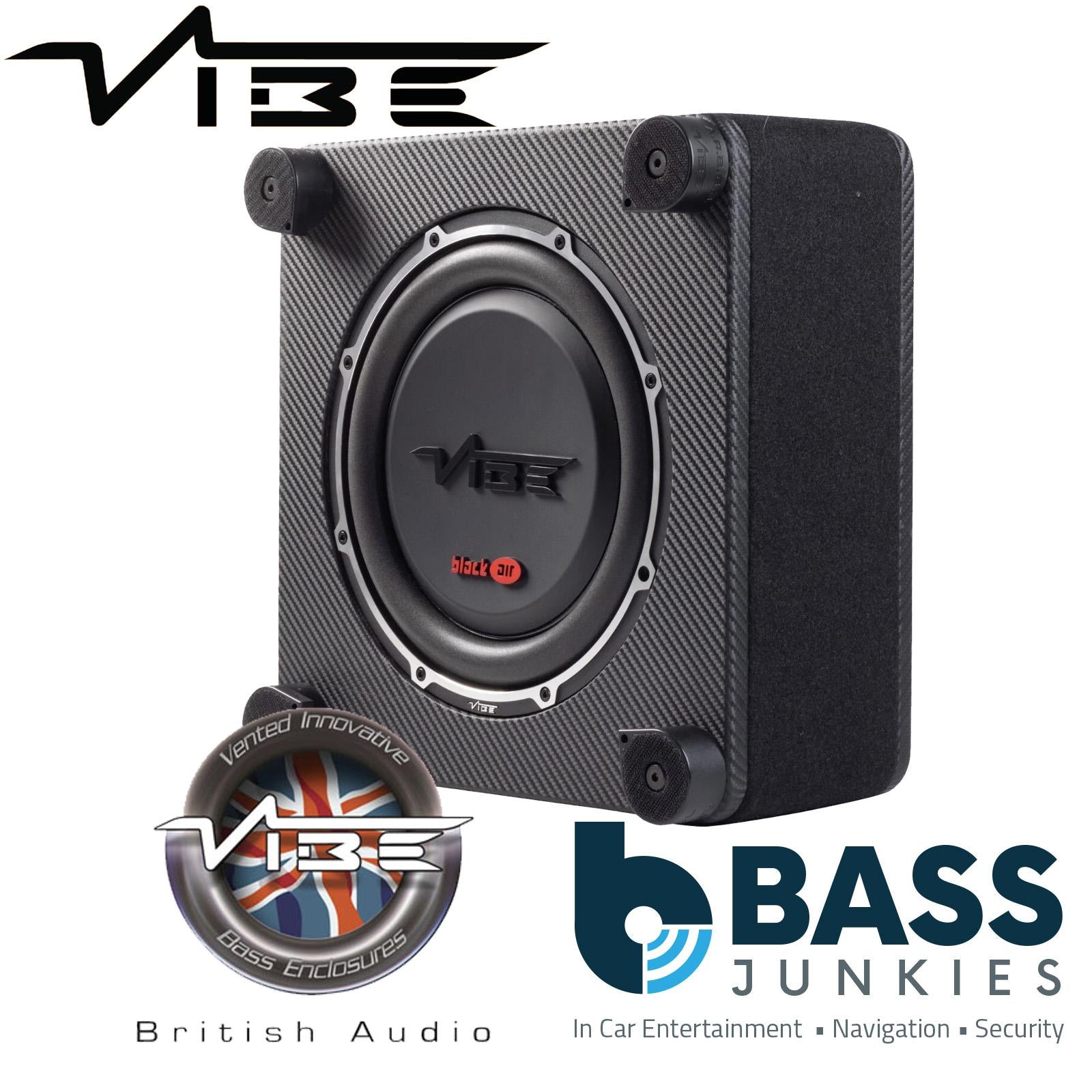 Vibe BASB10-V4 - 10" 900 Watts Car Sub Bass Box & Powerbox Amplifier Upgrade Kit