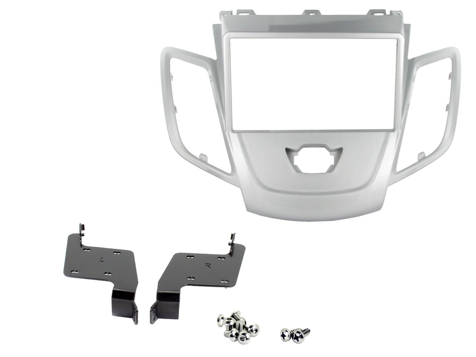 Grundig 6.8" Apple Android Double Din Stereo Fitting Kit + Steering Wheel Stalk Controls to fit Ford Fiesta 2008-12