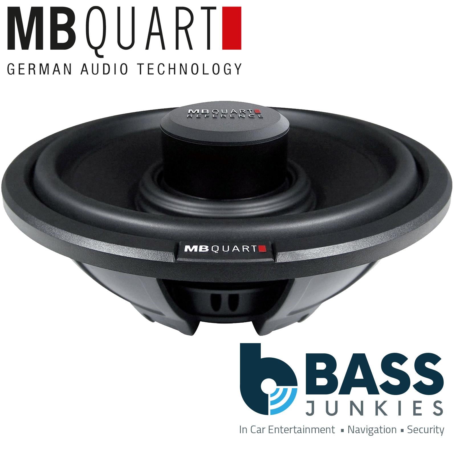 MB Quart RSH304 - 12" 30cm 800 Watts 4 Ohm Shallow Mount Car Sub Subwoofer