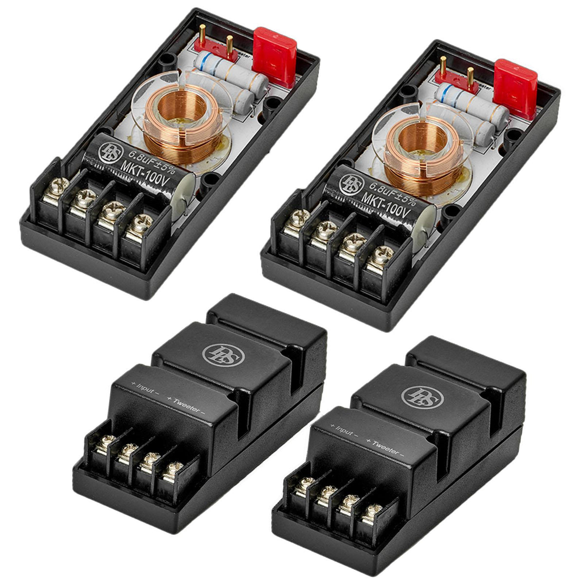 DLS Reference RCS25 1" 160 Watts Silk Dome Car Audio Tweeter Upgrade Kit
