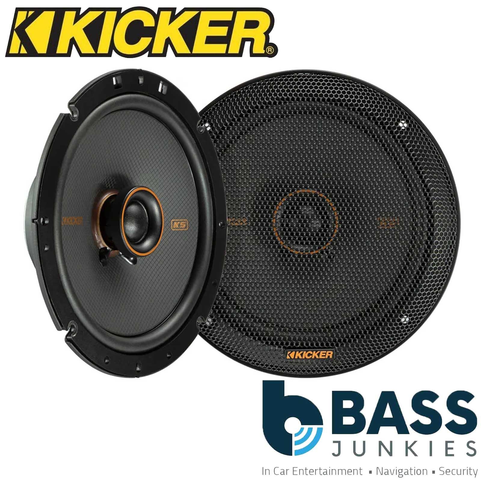 Kicker 51KSC6704 - 6.75" 200 Watts 2-Way Coaxial Front Rear Door Speakers