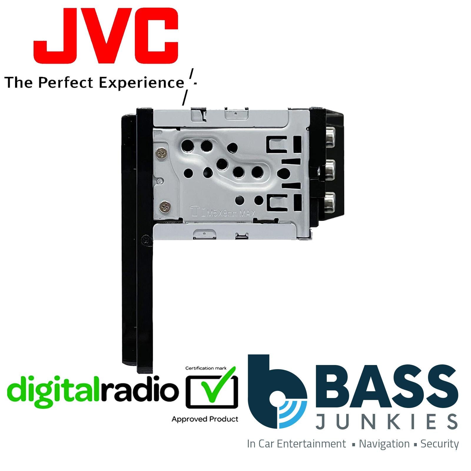 JVC KW-M695DBW - 6.8' DAB+ Radio Wireless CarPlay & Android Auto Bluetooth Car Stereo Screen
