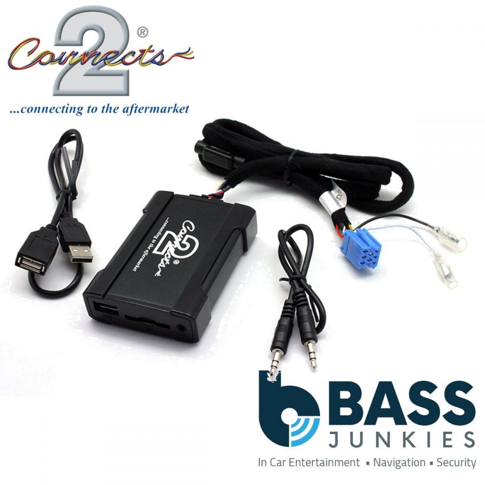 Connects2 CTAPGUSB010 Peugeot 206 307 406 607 807 Car USB SD AUX IN Interface Adapter