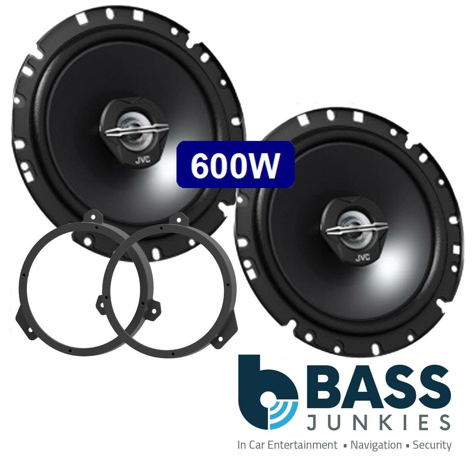 To Fit A Subaru Forester 2008-12 JVC 6.5" 17cm 600 W Front Door Car Speakers