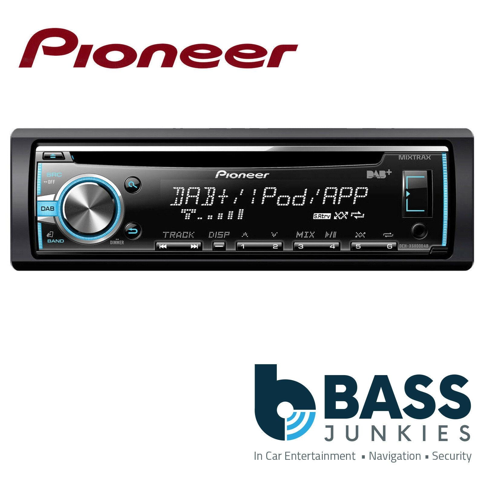 Pioneer DEH-X6800DAB - DAB+ Tuner USB CD MP3 AUX Car Stereo Radio Android Player