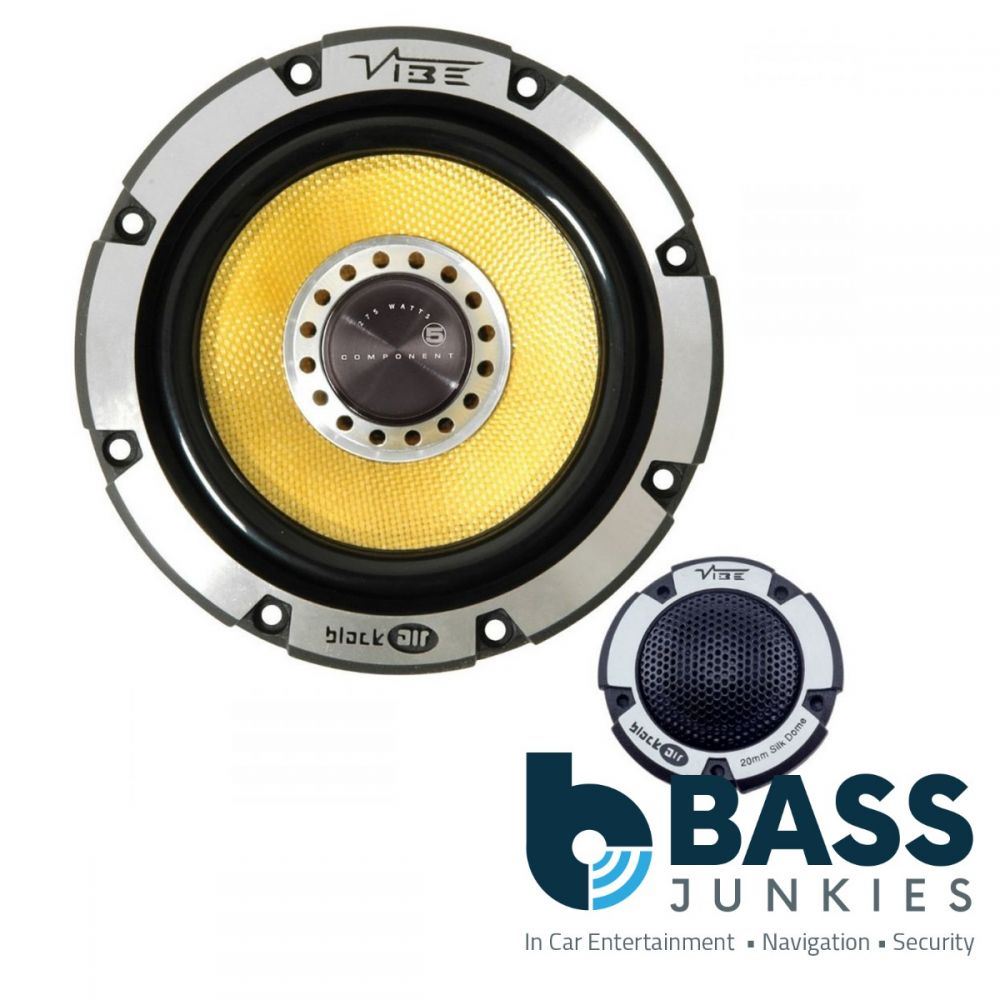 Vibe BLACKAIR5C 5.25" Car Door Component Speakers System Set
