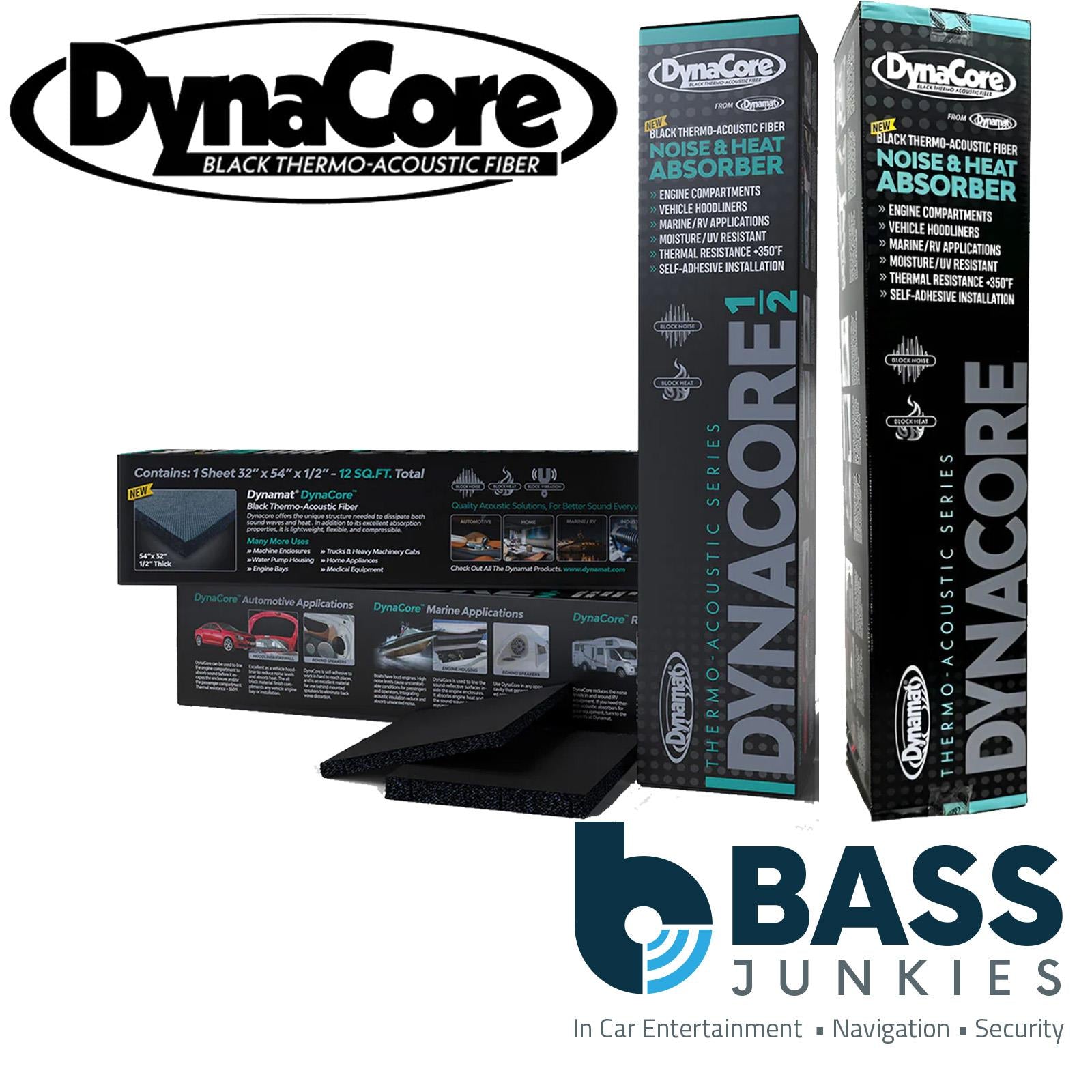 Dynamat DynaCore 1" Self-Adhesive Noise & Heat Absorbing Insulation Sheet 1.11m²