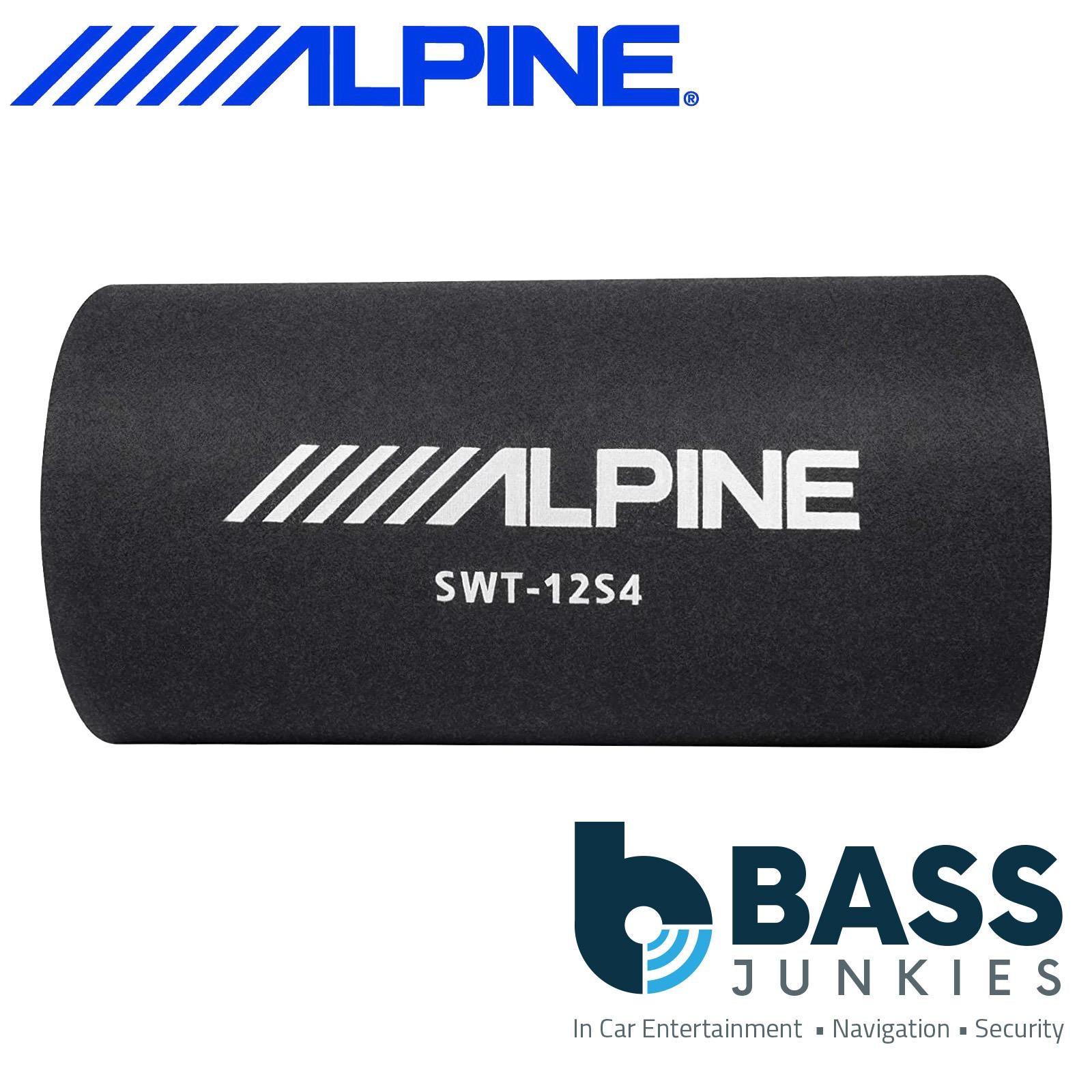 ALPINE 1000 Watts 12" Sub Subwoofer Car Bass Tube 2 Channel Amplifier & Amp Kit