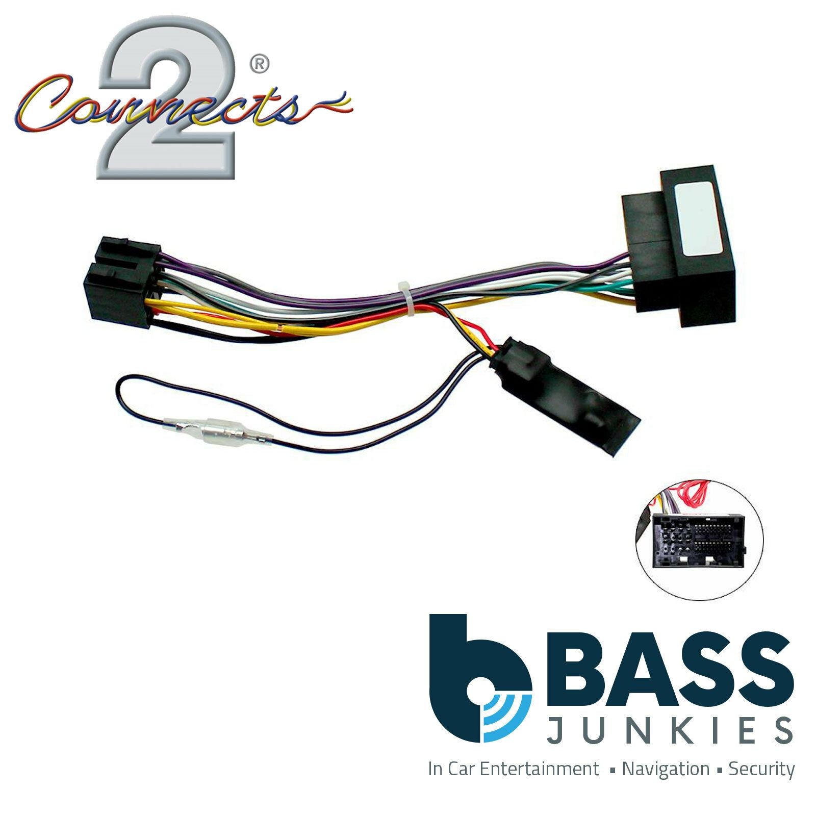 Connects2 CTHUE-JP1 Jeep Cherokee Grand-Cherokee Car Stereo Wiring ISO Adaptor with Ignition Generator for Jeep