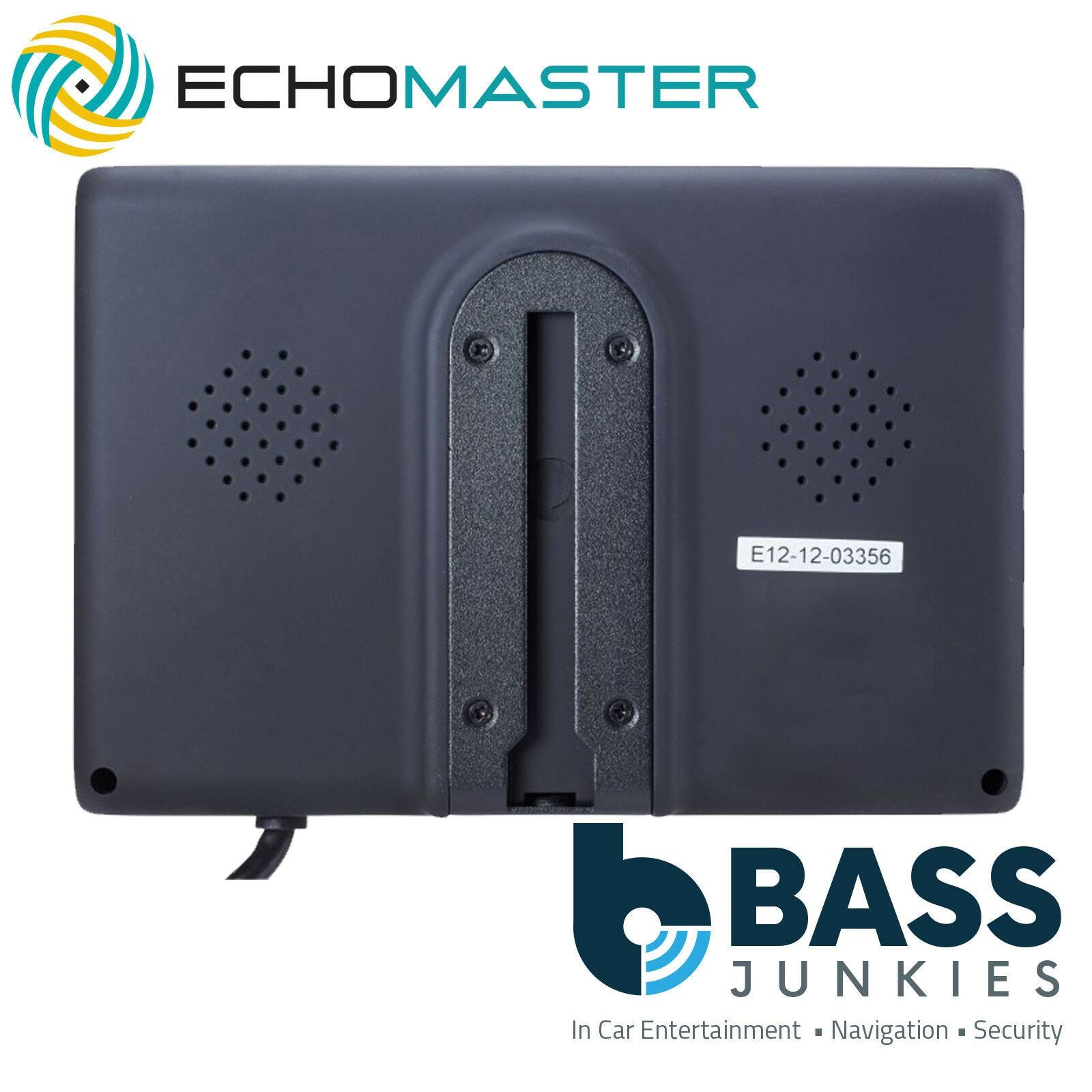 Echomaster MON-60 - 6" Inch Car Van Truck Dash Mount Dual Input Screen Monitor with Built In Speaker