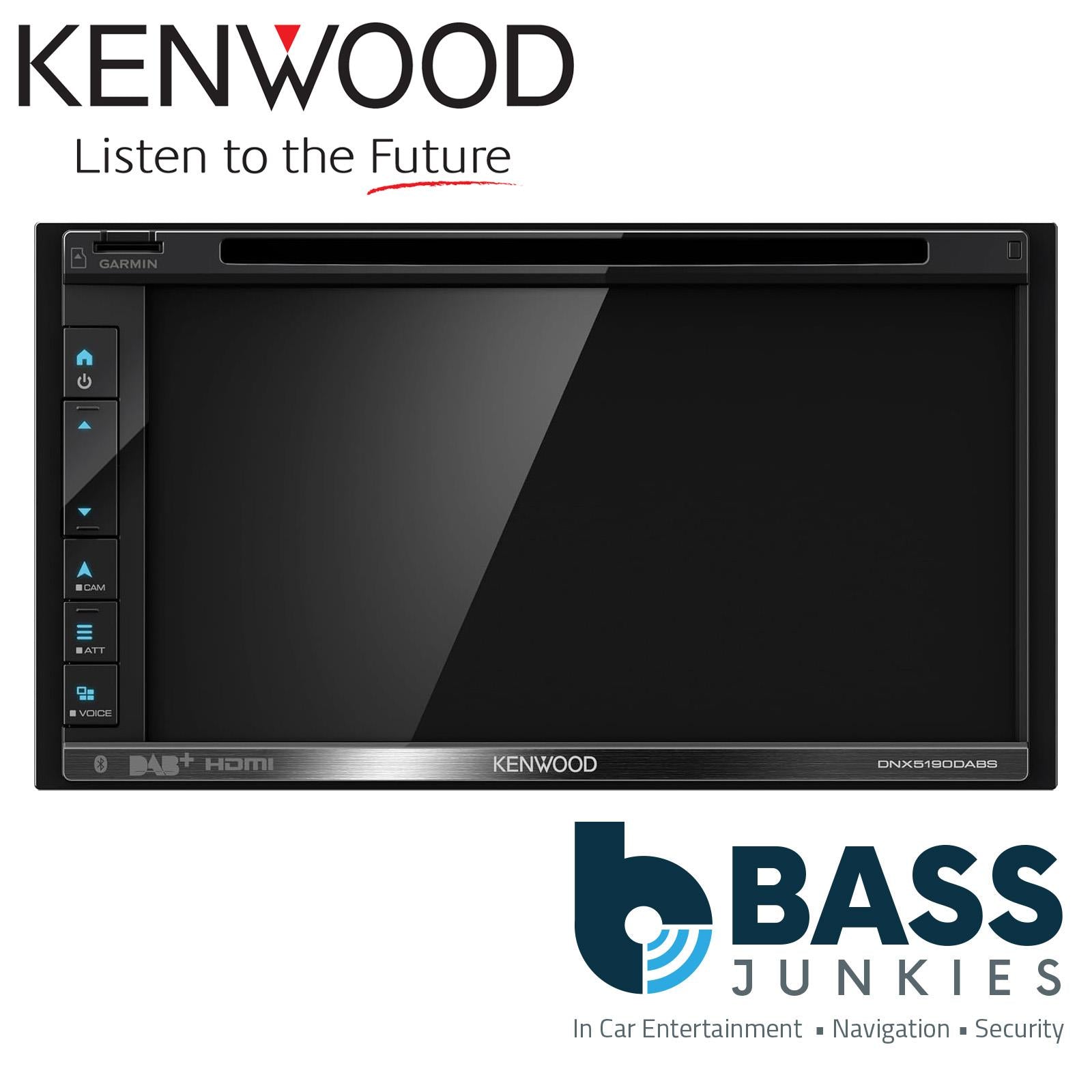 Kenwood DNX5190DABS - 6.8” DAB CD MP3 DVD USB Navigation Bluetooth Car Stereo & Reverse Camera