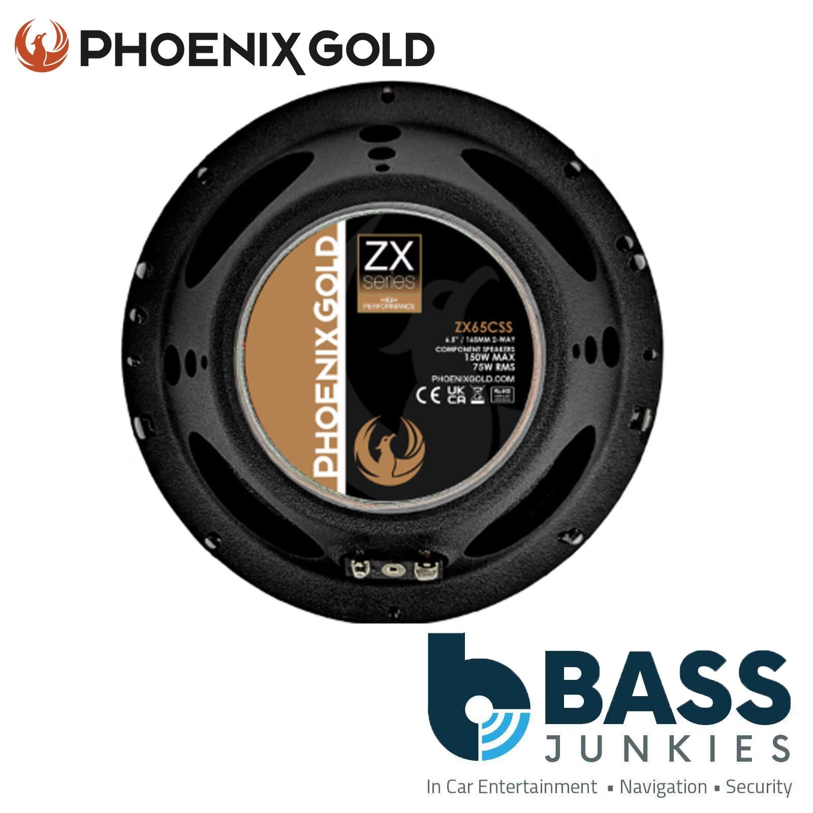 Phoenix Gold - 2-Way Component Speaker + 6.5" Midrange Woofers + 1 Tweeters 30W RMS 60W MAX