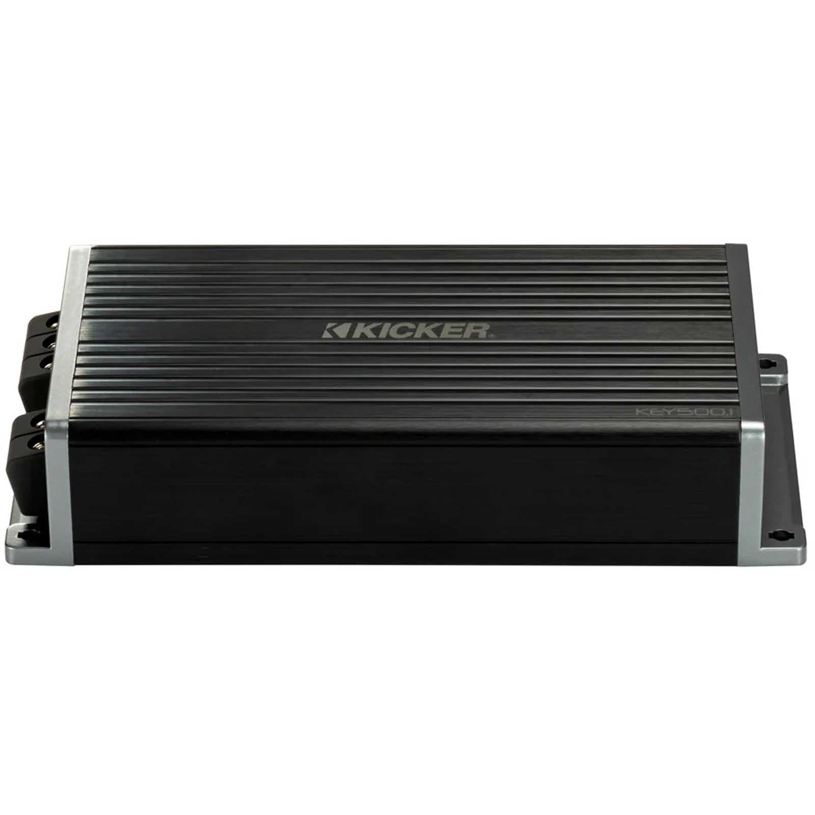 Kicker 47KEY500.1 - 500 Watts Monoblock Smart DSP Subwoofer Amp Amplifier