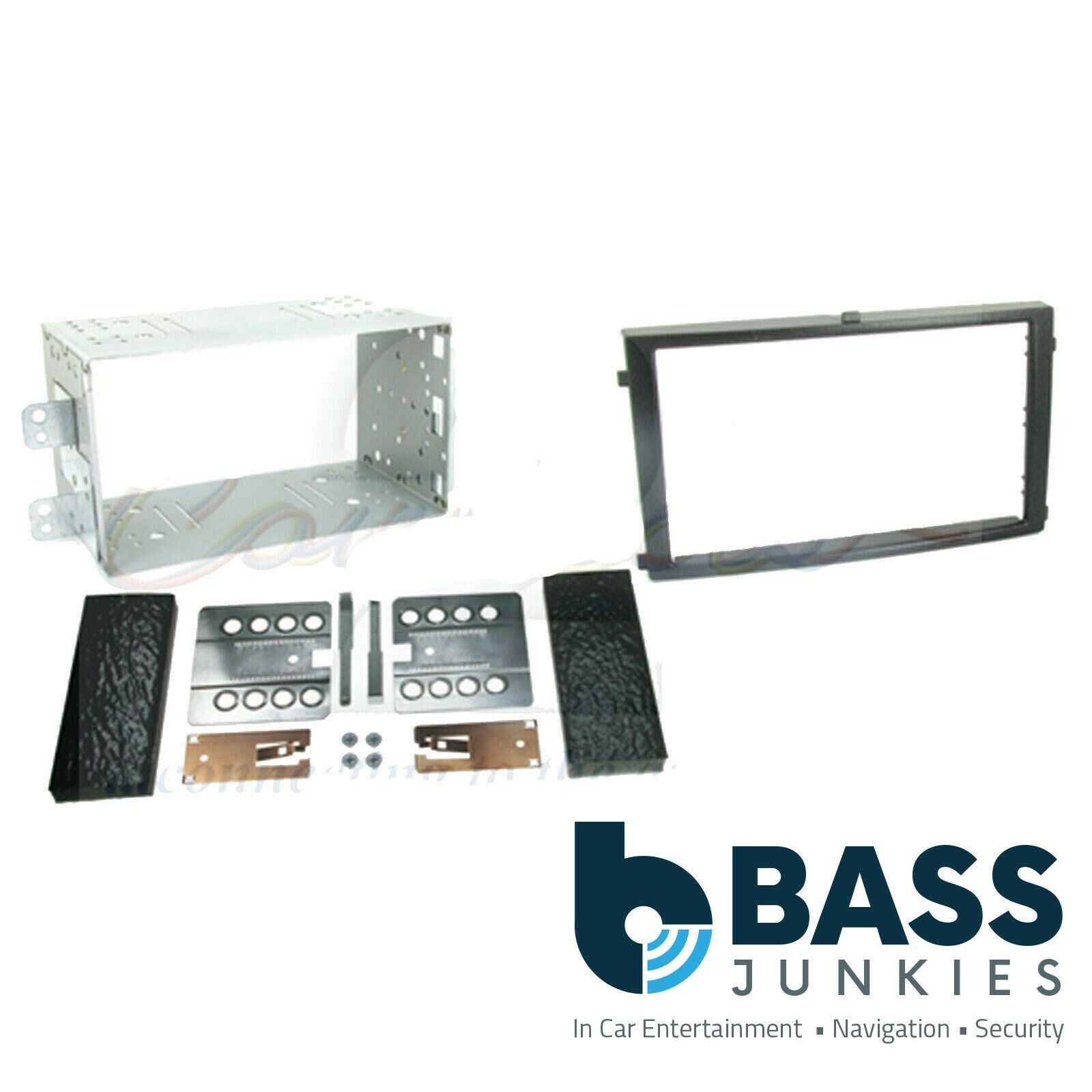 Connects2 CT23SY02 - SSangYong Rexton 2006 - 2013 Double Din Fascia & Cage Kit