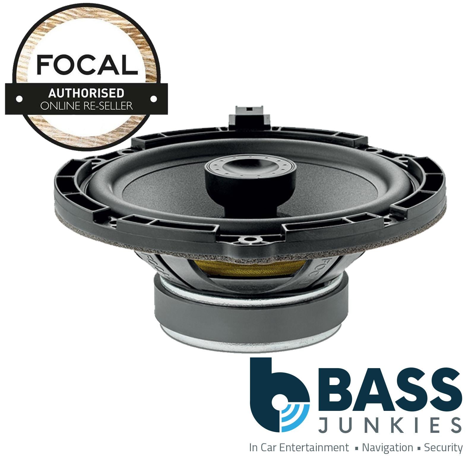 Focal 6.5" 280 Watts 2-Way Coaxial Car Speakers For Peugeot Traveler III 2017-23