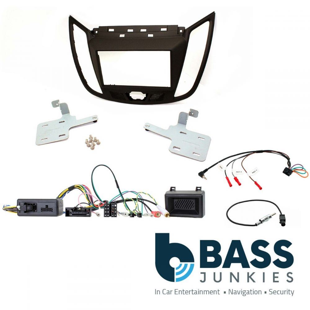 Connects2 CTKFD35 Ford C-Max 2010 On Car Stereo D/Din Fascia & Steering Wheel Interface