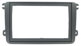 Connects2 CT23VW01 Volkswagen Caddy Golf MK5 MK6 Polo Passat B6 B7 Scirocco Transporter T5 T5.1 T6 & More Car Stereo Double Din Fascia Panel