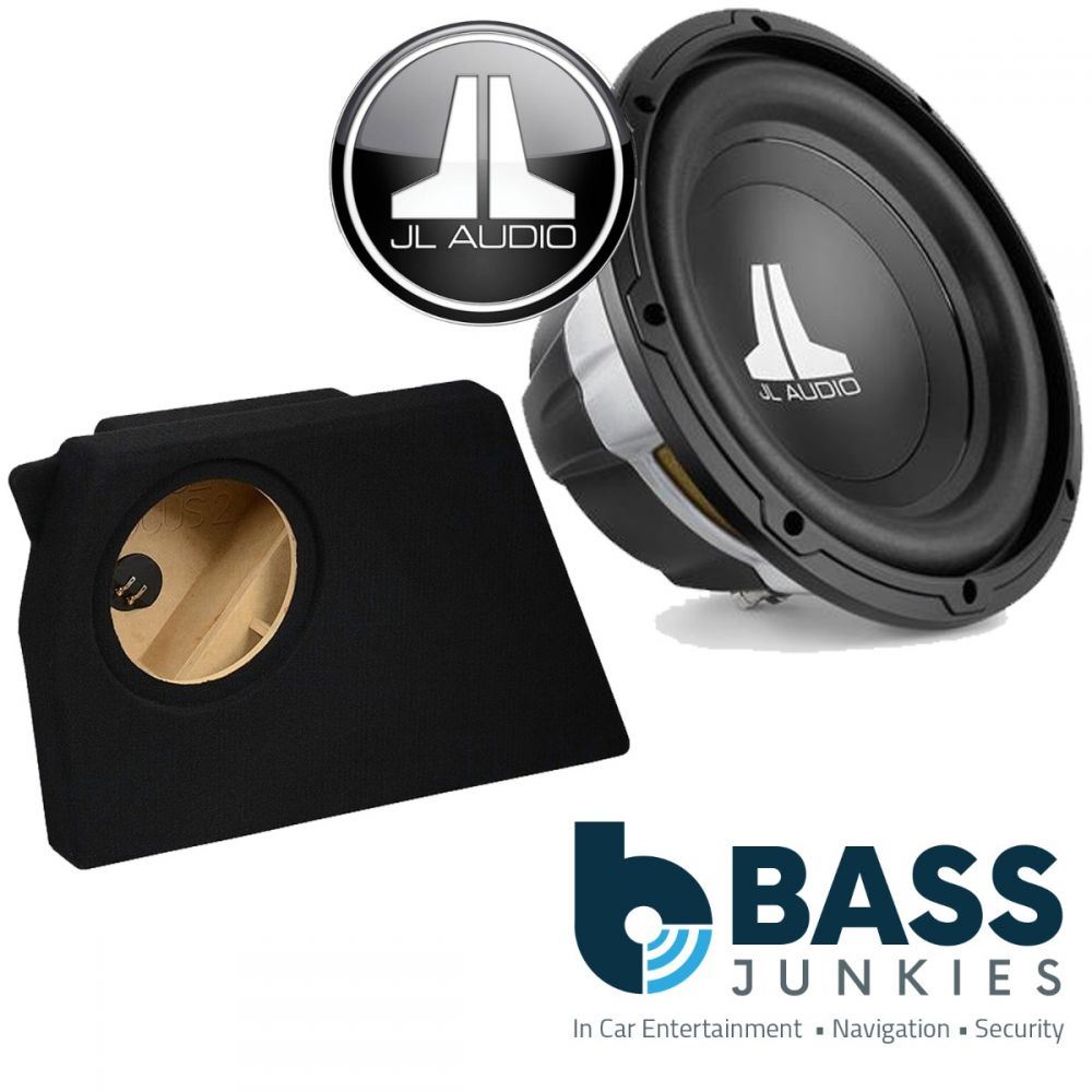 Ford Focus MK2 2004-2011 JL Audio 10W0V3-4 - 10" Inch 300 Watts Car Subwoofer Custom Bass Box Kit