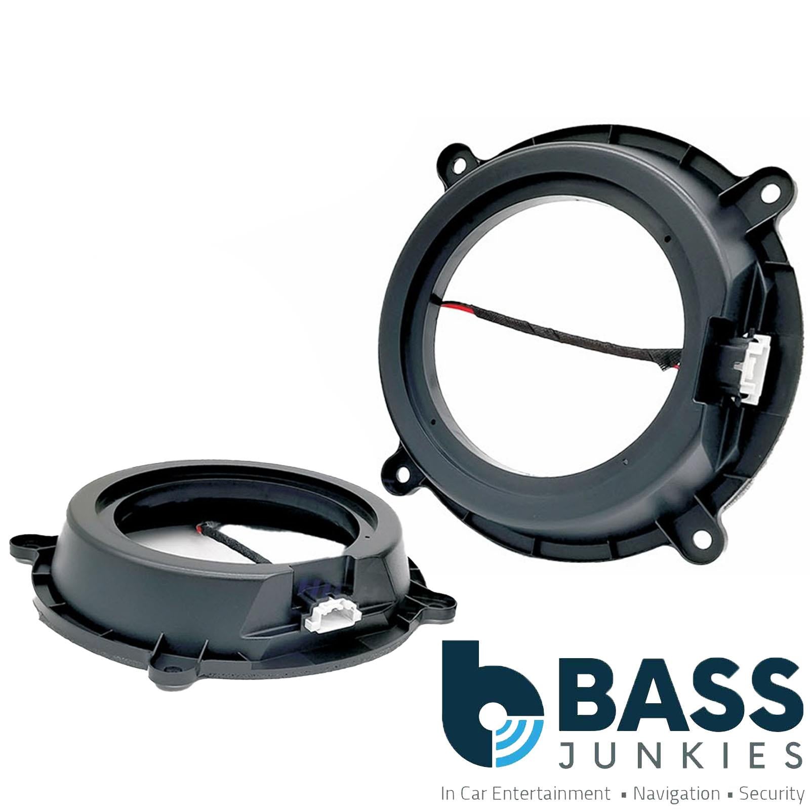 6.5" Direct-Fit Speaker Adapter Brackets for Select Mazda Vehicles